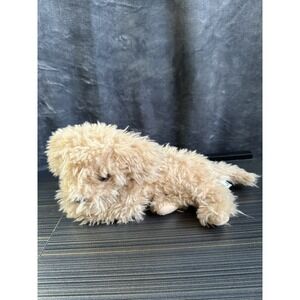 Plush Puppy Scruffies Animagic Tan Dog With Sounds Barks Works No Accessories